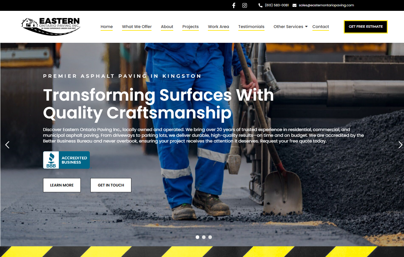 Eastern Ontario Paving Inc