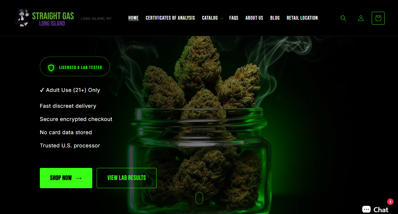 Straight Gas Banner