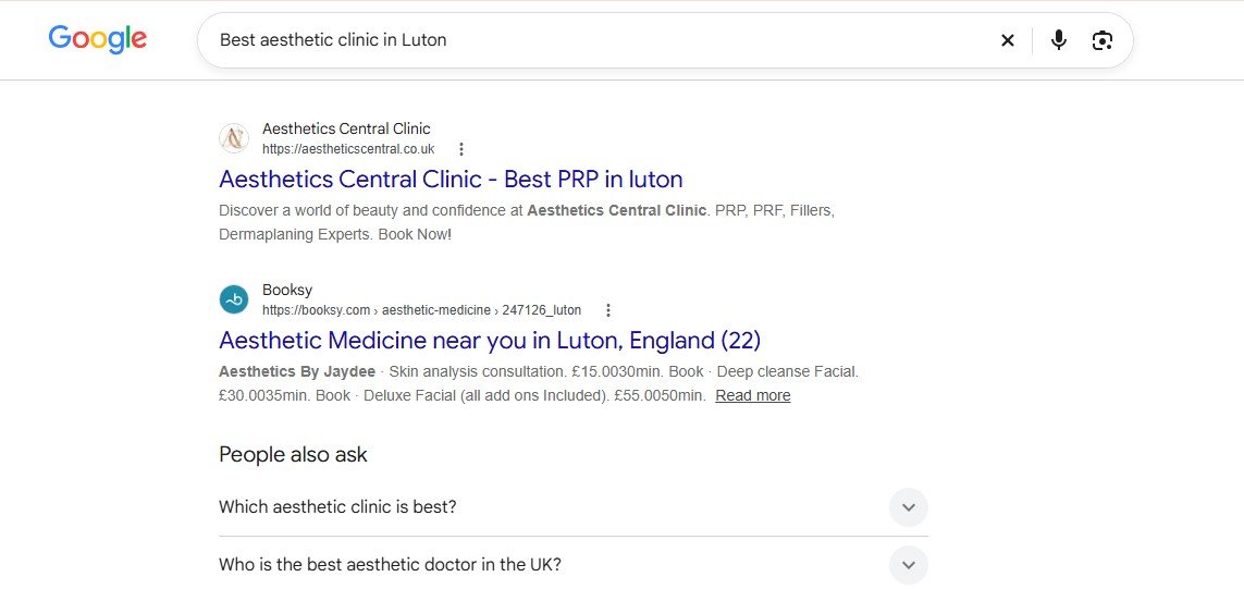 Best aesthetic clinic in Luton